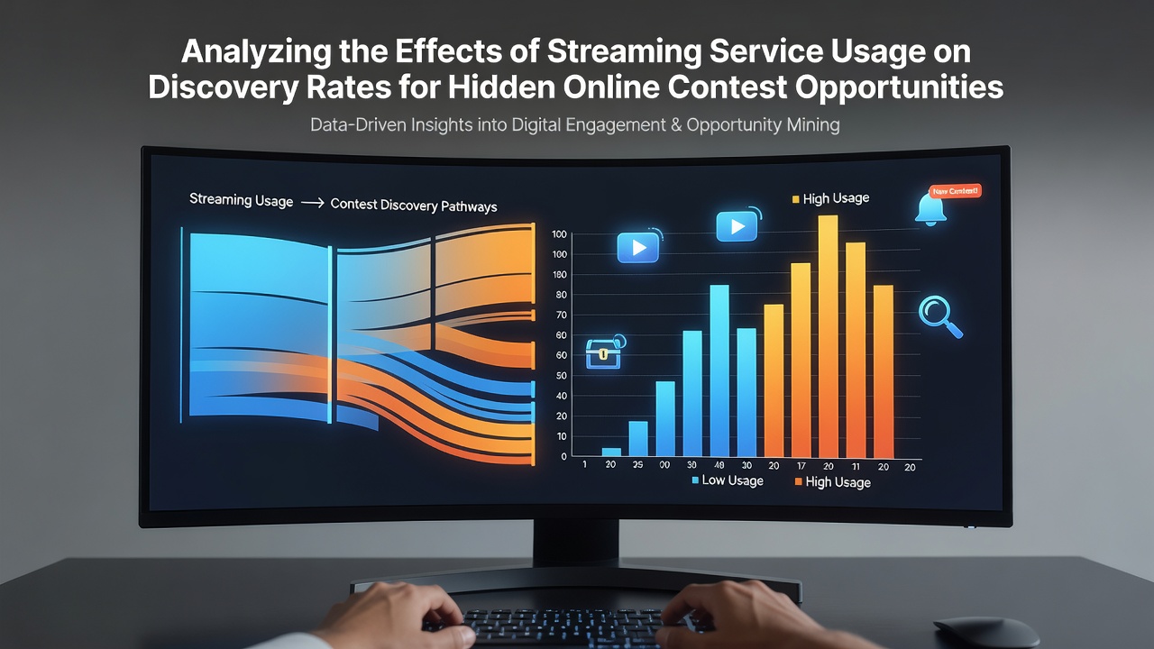 Streaming service interface displaying contest-related content recommendations alongside entertainment options