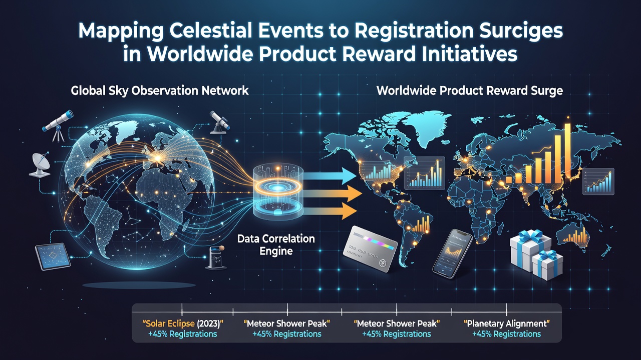 Global heatmap displaying registration surges aligned with celestial event timelines