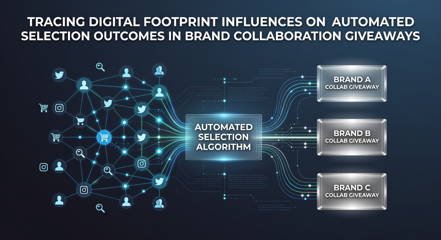 Digital tracking elements visualized in a brand giveaway entry flow